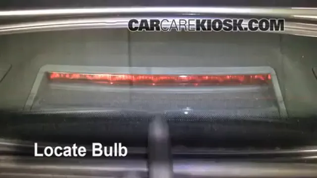 2004 Audi A6 3.0L V6 Luces Luz de freno central (reemplazar foco)